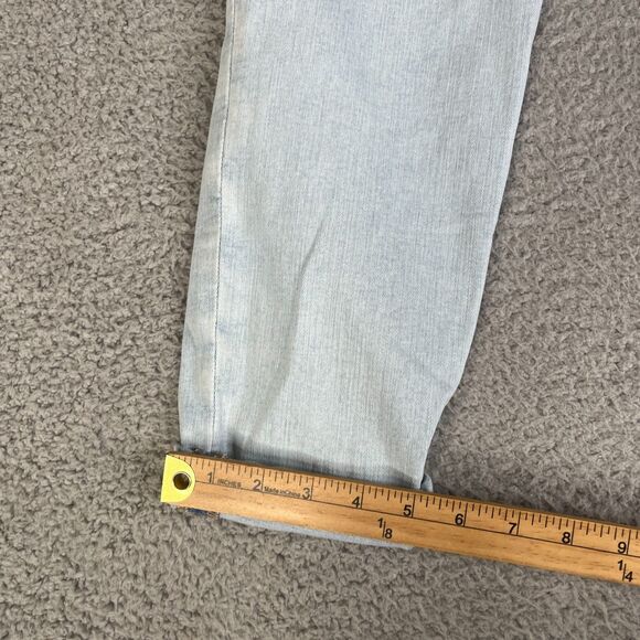 American Eagle Jeans 16R x 33 Blue Super High Rise Jeggings Next Level Stretch - Picture 14 of 16